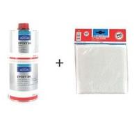 Pack résine Yachtcare BK 1 Kg - Tissu de verre Soloplast Roving 300g m2 G