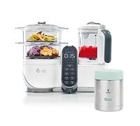 Pack robot nutribaby+ blanc + contenant Isy inox - Babymoov