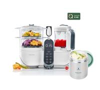 Pack Robot Nutribaby+ Blanc + Contenant Isy Inox - Babymoov