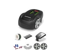 Pack robot tondeuse Optimow 5 GREENWORKS - pour 550m2 - avec garage et accessoires