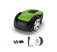 Pack robot tondeuse Optimow M GREENWORKS - pour 500m2 - 100m fil, 100 piquets et connecteurs