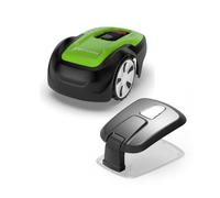 Pack robot tondeuse Optimow M GREENWORKS - pour 500m2 - avec garage