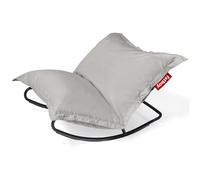 Pack Rocking Chair Rock 'n Roll Noir + Pouf Original Outdoor Brume