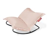 Pack Rocking Chair Rock 'n Roll Noir + Pouf Original Outdoor Rose Blossom