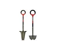 Accessoire pour outils de jardin Venteo - Pack RootSlayer - Noir - Adulte - RootSlayer + RootSlayer dresse bordures - Jardin - Acier de carbone - Manche 360°