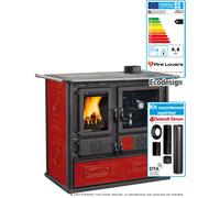 Pack Rosa 5.0 Ceramica + kit de raccordement supérieur Ferrolux Ø150 mm liberty bordeaux