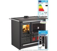 Pack Rosa XXL 5.0 Steel + kit de raccordement supérieur Ferrolux Ø150 mm noir anthracite