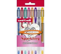 PACK Rotulador Uni Ball Signo Sparkling 8 uds