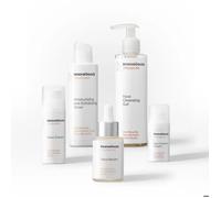 InnovaGoods® Set skincare, 1 crème hydratante pour le visage, 1 contour des yeux, 1 sérum pour le visage, 1 nettoyant pour le visage, 1 tonique pour le visage, ingrédients naturels kombucha, hydrate