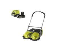 Pack RYOBI Balayeuse motorisée R18SW3-0 - 18V One+ - 533 mm - 1 batterie 2.0Ah - 1 chargeur rapide RC18120-120