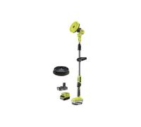 Pack RYOBI - Brosse motorisée télescopique R18TPS-120G - 18V One+ - 1 batterie 2.0Ah - 1 chargeur - Tête de brosse RYOBI surfaces d