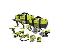 Ryobi Pack combo R18CK9-252SL – 9 outils, 1 batterie 5.0Ah + 1 batterie 2.0Ah, chargeur