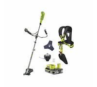 Pack RYOBI débroussailleuse 18V OnePlus OBC1820B - 1 Batterie 2.5Ah - 1 Chargeur rapide RC18120-125