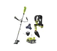 Pack RYOBI débroussailleuse 18V OnePlus OBC1820B - 1 batterie 5.0Ah - 1 chargeur 2.0Ah RC18120-150