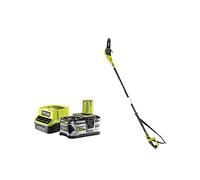 Pack RYOBI Elagueur à chaine sur perche 18V One+ OPP1820-1 batterie 5.0Ah - 1 chargeur rapide 2.0Ah RC18120-150