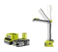 Pack RYOBI Lampe LED modulable 850 lumens 18V OnePlus R18ALF-0 - 1 Batterie 2.5Ah - 1 Chargeur rapide RC18120-125