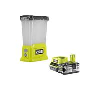 Pack RYOBI Lanterne LED 18V OnePlus 850 Lumens RLL18-0 - 1 Batterie 4.0Ah - 1 Chargeur rapide RC18120-140