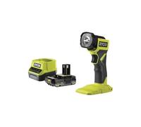 Pack RYOBI Lanterne LED à tête orientable RLF18-0 - 18V One+ - 280 Lumens - 1 batterie 2.0Ah - 1 chargeur rapide RC18120-120