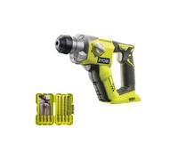 Pack RYOBI - Marteau perforateur R18SDS-0 - 18V One+ sans batterie ni chargeur - Coffret empilage 8 forets SDSPLUS RAK08SDS2