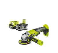 Pack RYOBI Meuleuse d'angle 18 V One+ R18AG-0 - 1 batterie 5.0Ah - 1 chargeur rapide 2.0Ah RC18120-150