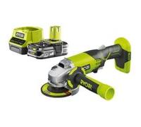 Pack RYOBI Meuleuse d'angle 18 V One+ R18AG-0 - 1 Batterie 2.5Ah - 1 Chargeur rapide RC18120-125