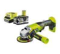 Pack RYOBI Meuleuse d'angle 18 V OnePlus R18AG-0 - 1 batterie 5.0Ah - 1 chargeur rapide 2.0Ah RC18120-150 G