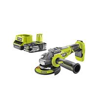 Pack RYOBI Meuleuse d'angle brushless 18V One+ R18AG7-0 - 1 Batterie 2.5Ah - 1 Chargeur rapide RC18120-125