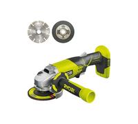 Pack RYOBI - Meuleuse d'angle R18AG-0-18V One+ - sans batterie ni chargeur - Kit 6 disques pour meuleuse RAK6AGD115-115 mm