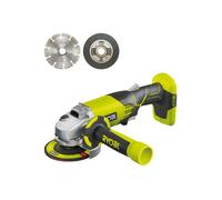 Pack RYOBI - Meuleuse d'angle R18AG-0-18V One+ - sans batterie ni chargeur - Kit 6 disques pour meuleuse RAK6AGD115-115 mm