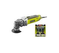 Pack RYOBI Outil multifonctions RMT300-SA - 300W - sac de transport - kit spécial carrelage 5 pièces - RAK05MT