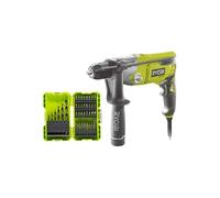 Pack RYOBI Perceuse à percussion RPD1200-K - 1200W - Coffret de 38 accessoires - RAK38SDD