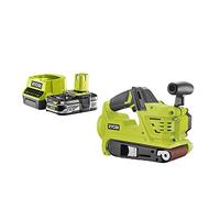 Pack RYOBI Ponceuse à bande 75 mm 18V One+ R18BS-0-1 Batterie 2.5Ah - 1 Chargeur rapide RC18120-125