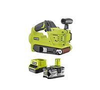 Pack RYOBI ponceuse à bande 75 mm 18V One+ R18BS-0-1 batterie 4.0Ah - 1 chargeur 2.0Ah RC18120-140