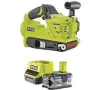 Pack RYOBI ponceuse à bande 75mm 18V One+ R18BS-0 - 1 batterie 5.0Ah - 1 chargeur rapide 2.0Ah RC18120-150