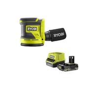 Pack RYOBI Ponceuse excentrique RROS18-0 - 18V One+ - 1 batterie 2.0Ah - 1 chargeur rapide RC18120-120