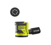 Pack RYOBI - Ponceuse excentrique RROS18-0 - 18V One+ - Sans batterie ni chargeur - Plateau de ponçage ROSP1A - 125 mm