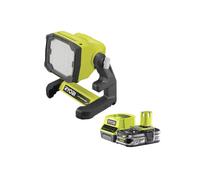 Pack RYOBI Projecteur LED 18V OnePlus 1800 lumens RLFD18-0 - 1 Batterie 2.5Ah - 1 Chargeur rapide RC18120-125