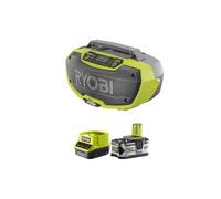 Pack RYOBI Radio d'atelier stéréo 18V One+ R18RH-0-1 batterie 5.0Ah - 1 chargeur rapide 2.0Ah RC18120-150