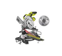 Pack RYOBI Scie à onglet radiale électrique EMS254L - 2000W - 254mm - lame carbure - SB254T48A1