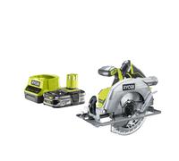 Pack RYOBI Scie circulaire brushless 18V One+ 60mm - 1 Batterie 2.5Ah - 1 Chargeur rapide RC18120-125