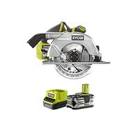 Pack RYOBI Scie circulaire Brushless 18V One+ 60mm R18CS7-0 - 1 batterie 5.0Ah - 1 chargeur rapide 2.0Ah RC18120-150