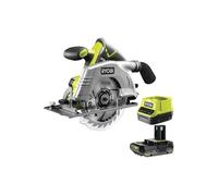 Pack RYOBI Scie circulaire R18CS-0-18V One+ - 1 Batterie 2.0Ah - 1 Chargeur rapide