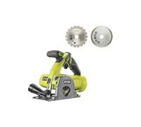Pack RYOBI - Scie multi matériaux R18MMS-0-18V OnePlus 85mm - 2 lames - Sans batterie ni chargeur - Kit 2 lames bois/métal/carrelage - RAKMMS02K