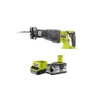 Pack RYOBI Scie sabre 18V One+ R18RS-0 - 1 batterie 4.0Ah - 1 chargeur rapide 2.0Ah