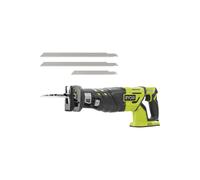 Pack RYOBI - Scie sabre Brushless R18RS7-0 - 18V One+ - sans batterie ni chargeur - Lot de 3 lames RAK03SSRB acier et inox 300/152 mm
