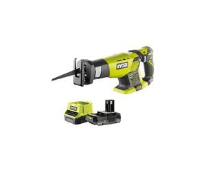 Pack RYOBI Scie sabre RRS1801M - 18V One+ - 1 Batterie 2.0Ah - 1 Chargeur rapide