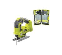 Pack RYOBI - Scie sauteuse pendulaire R18JS-0 - 18 V One+ sans batterie ni chargeur - Coffret de20 lames panachées bois et métal 75