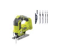 Pack RYOBI - Scie sauteuse pendulaire R18JS-0 - 18 V One+ - Sans batterie ni chargeur - Pack de 5 lames - RAK05JSBFC - 100mm