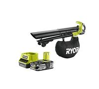 Pack RYOBI Souffleur aspiro-broyeur 18V One+ Brushless OBV18-1 Batterie 2.5Ah - 1 Chargeur Rapide RC18120-125