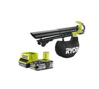 Pack RYOBI Souffleur aspiro-broyeur 18V OnePlus Brushless OBV18 - 1 Batterie 2.5Ah - 1 Chargeur rapide RC18120-125